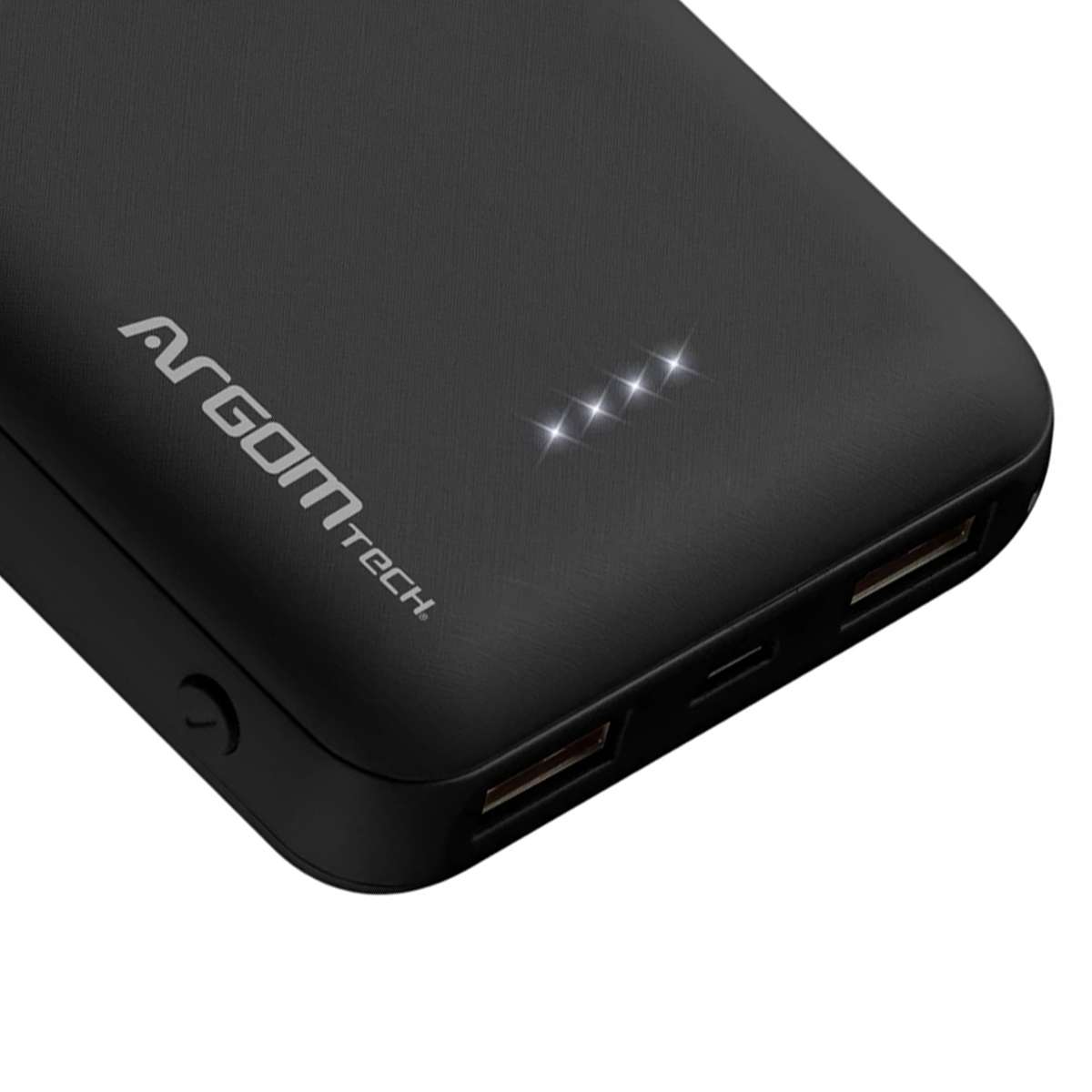 Cargador Portátil Argomtech C20 20000 MAh - 2 Puertos 2.1A-2A Negro